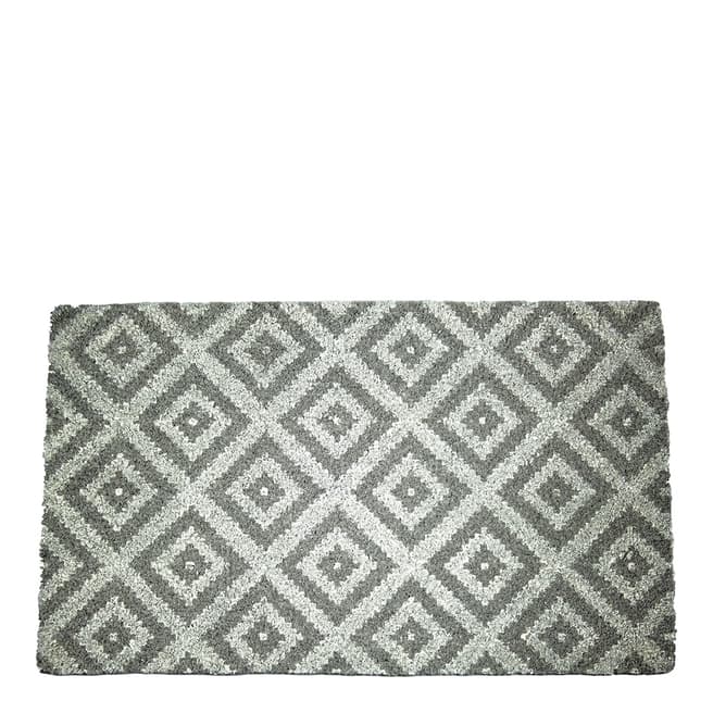 Artsy Doormats Grey Diamond Doormat