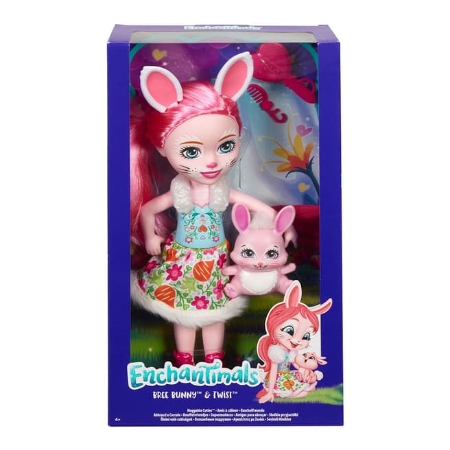 Enchantimals Bree Bunny Doll & Twist Figure - Huggable Cuties 