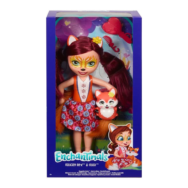 Enchantimals Felicity Fox Doll & Flick Figure - Huggable Cuties 