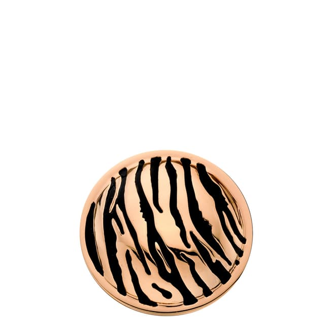 Emozioni 33mm Faux Tiger Print Coin