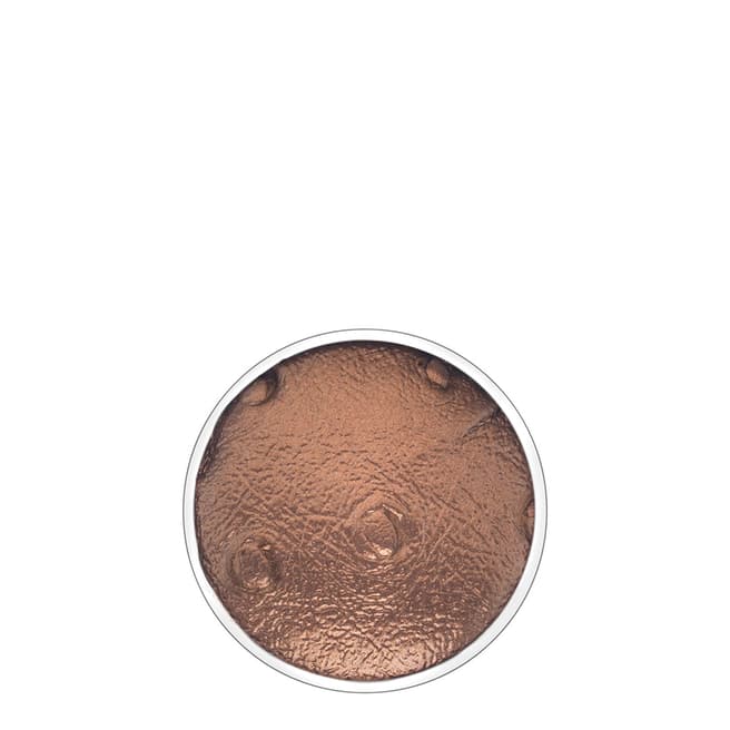 Emozioni 33mm Faux Ostrich Brown Coin
