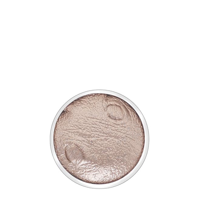 Emozioni 25mm Faux Ostrich Beige Coin