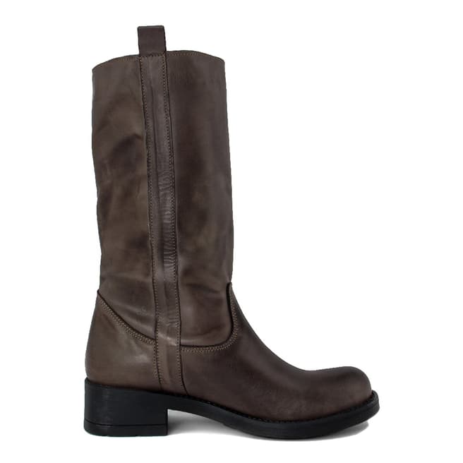 Cold-Out Brown Iris Leather Boot