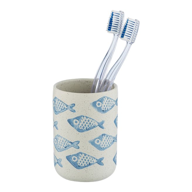 Wenko Aquamarin Ceramic Toothbrush Tumbler