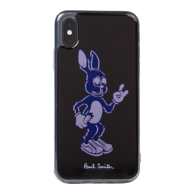 PAUL SMITH Black Bunny iPhone X Case