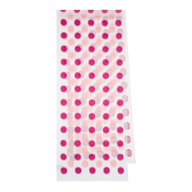 PAUL SMITH Pink Goldy Dot Scarf