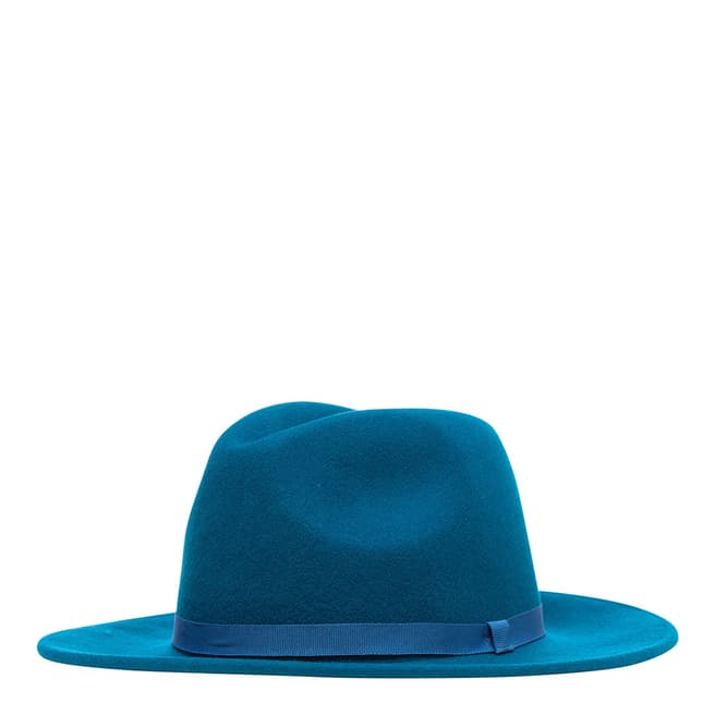 PAUL SMITH Turquoise Hat Lined Fedora