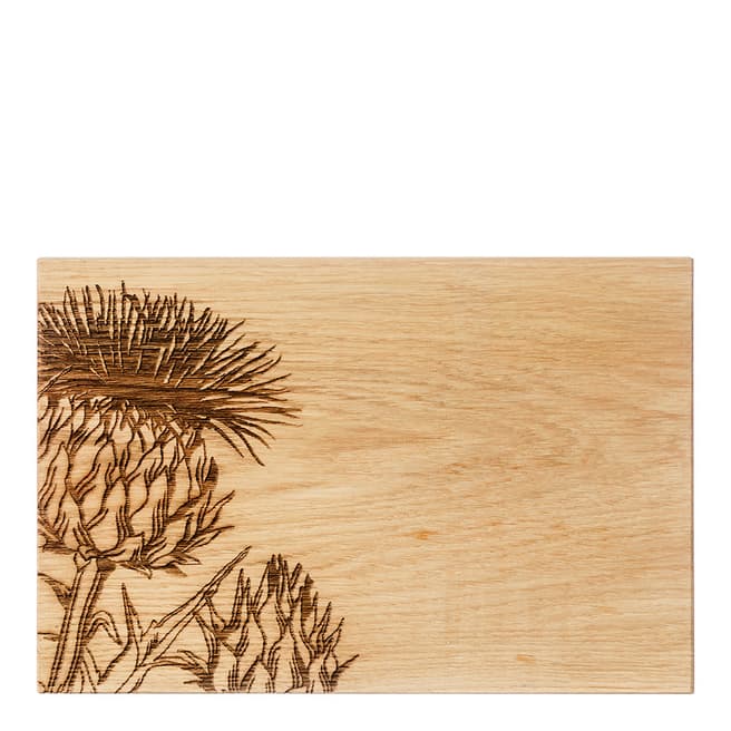 Just Slate Contemporary Thistle Oak Serving Tray