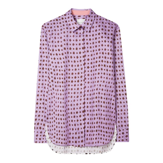 PAUL SMITH Purple Star Soho Shirt