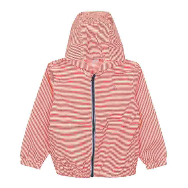 Petit Bateau Girl's Pink Windbreaker Jacket