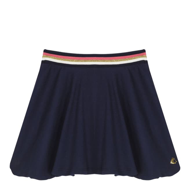 Petit Bateau Girl's Navy Skirt