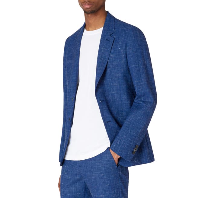 PAUL SMITH Navy Tailored Fit Wool Jacket