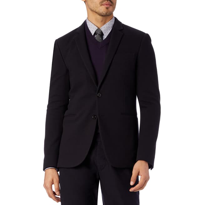 PAUL SMITH Navy Buggy Lined Cotton Jacket