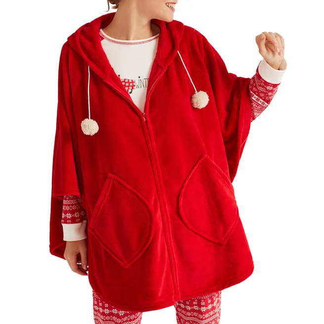 Promise Red Pyjama 3 Piece Plush Fleece