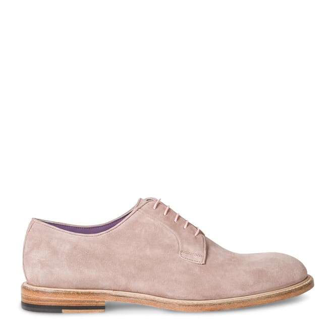 PAUL SMITH Pink Gale Suede Derby Shoe