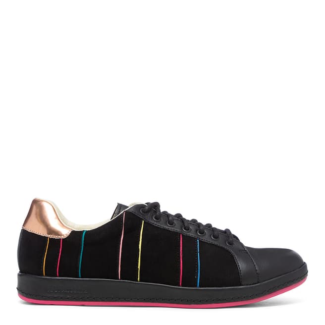 PAUL SMITH Black Lapin Leather Sneaker