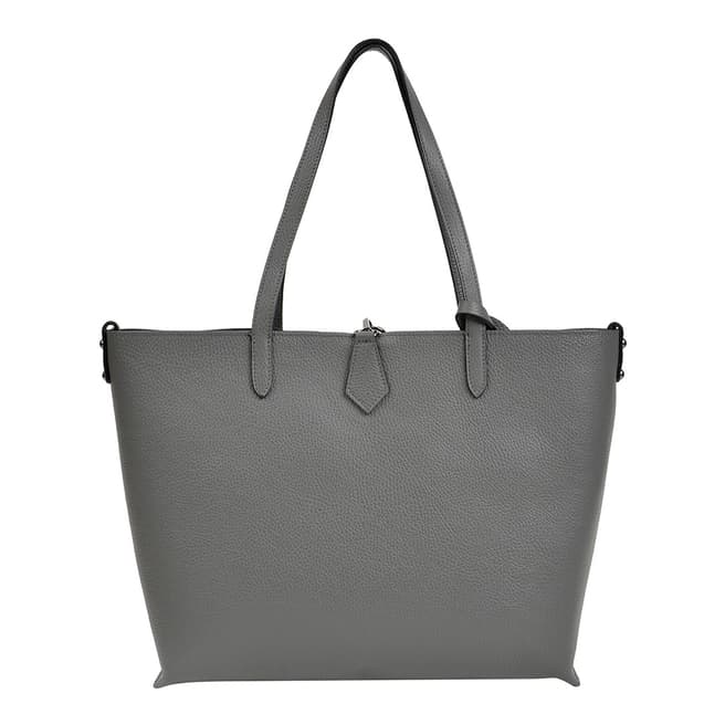 Isabella Rhea Grey Leather Shoulder Bag