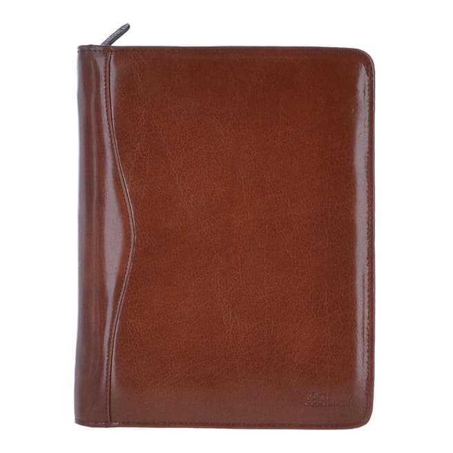 Ashwood Chestnut Leather A4 Document Holder