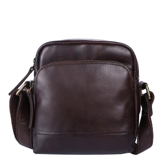 Ashwood Brown Leather Small Body Bag