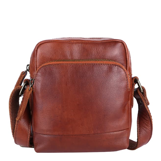 Ashwood Tan Leather Small Body Bag