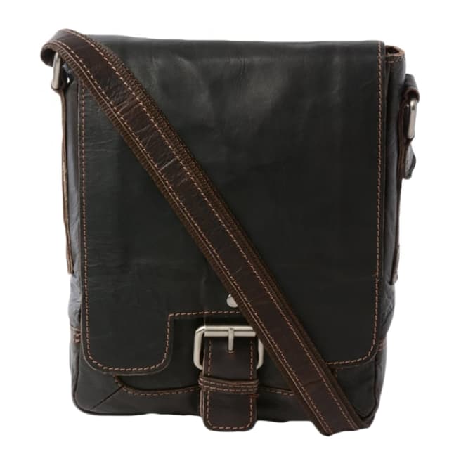 Ashwood Brown Leather Flight Bag