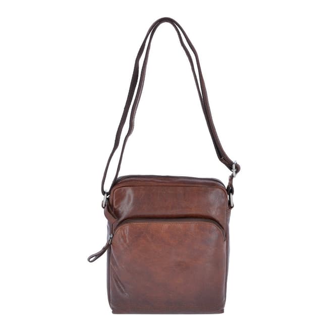 Ashwood Brandy Leather Medium Body Bag