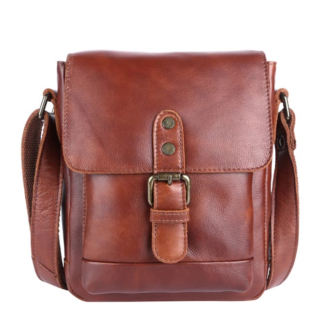 Ashwood Tan Leather Small Body Bag