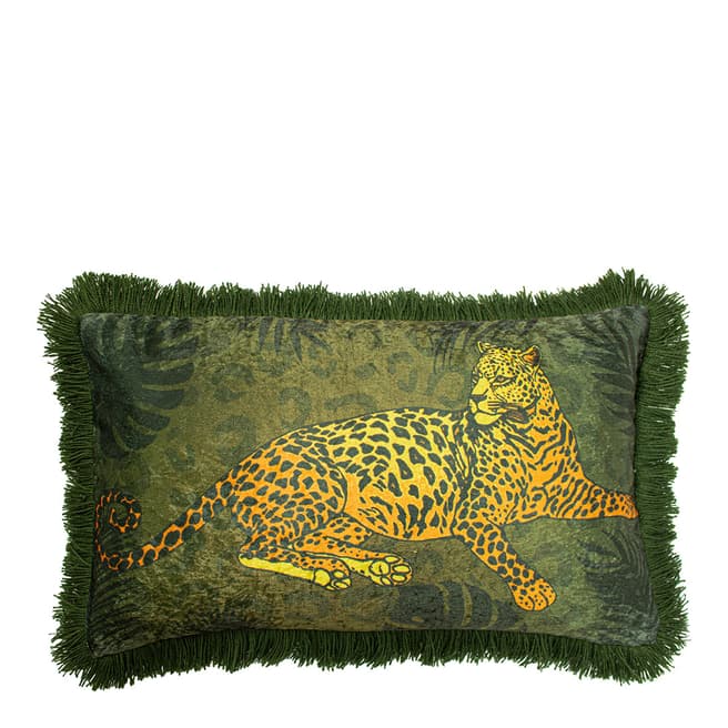 Paoletti Saharan 30x50cm Cushion, Green
