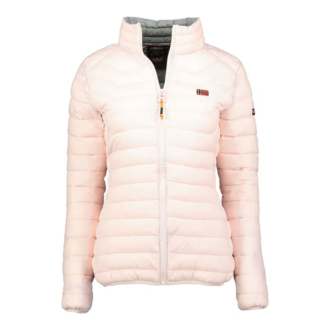 Geographical Norway Women's Pink Lightweight Parka