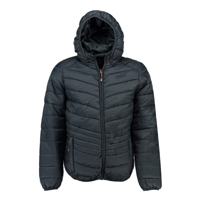 Geographical Norway Navy Lightweight Hooded Jacket