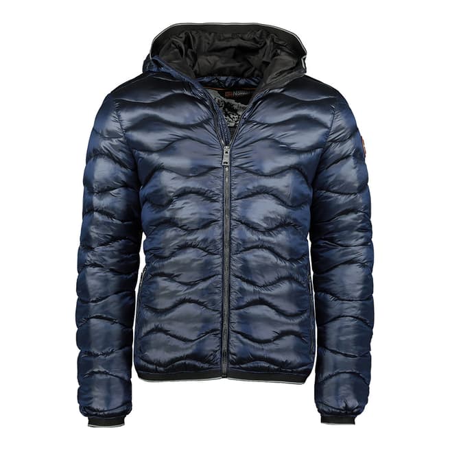 Geographical Norway Men's Navy Hooded Parka