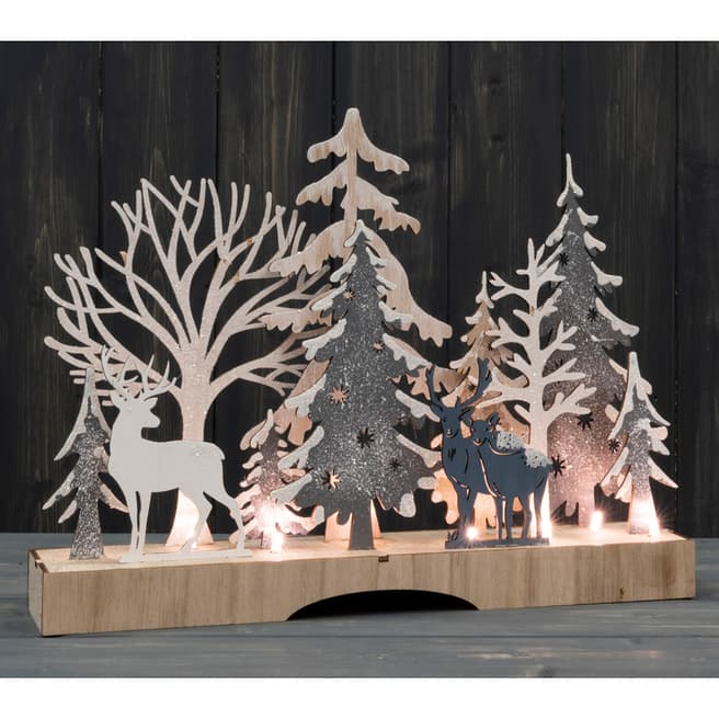 The Satchville Gift Company Light up woodland scene