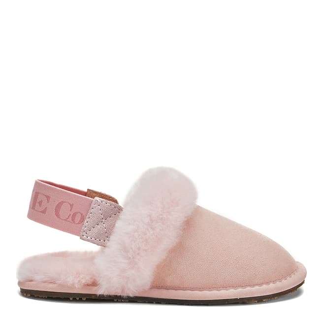 Australia Luxe Collective Baby Pink Mule Sling Back Slipper