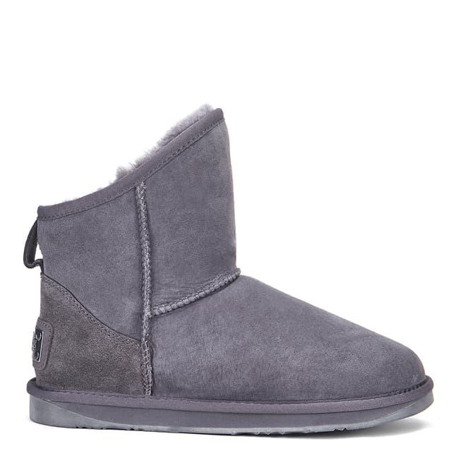 Australia Luxe Collective Grey Cosy X Short Ankle Boots