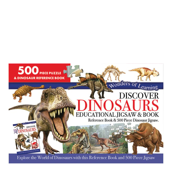 Wonders of Learning Dinosaurs Large Jigsaw/Book Set