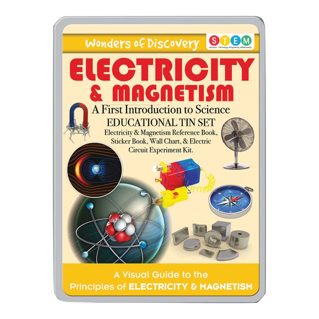 Wonders of Learning Electricity And Magnets Large Tin Set