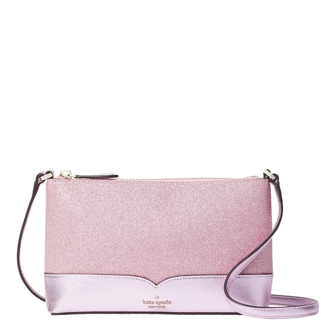 Kate Spade Pink Glitter Crossbody Bag 