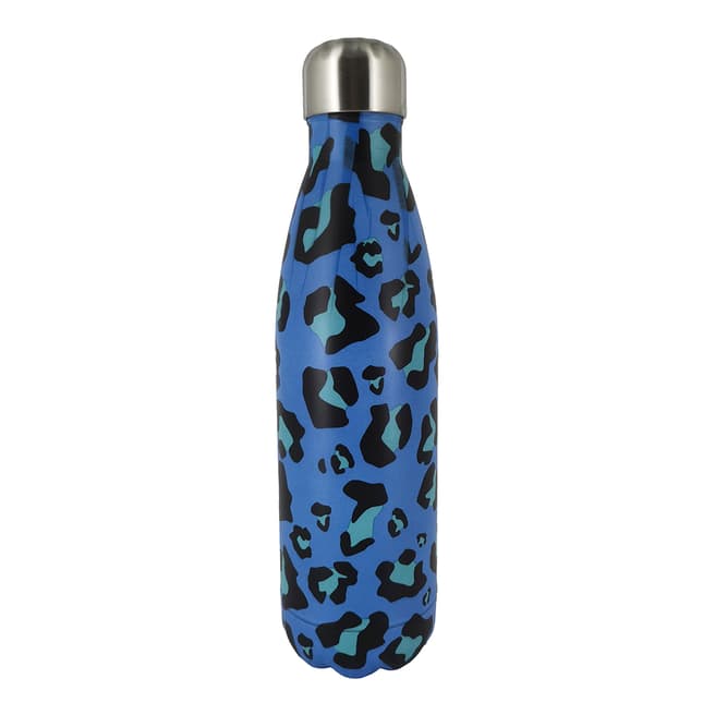 Robert Frederick Blue Neon Animal Print Hydration Bottle
