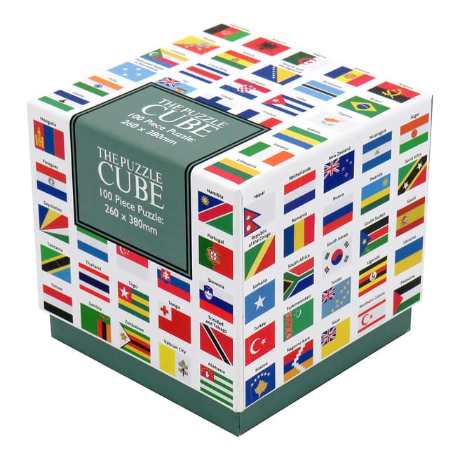 Robert Frederick Flags Of The World 100 Piece Cube Jigsaw