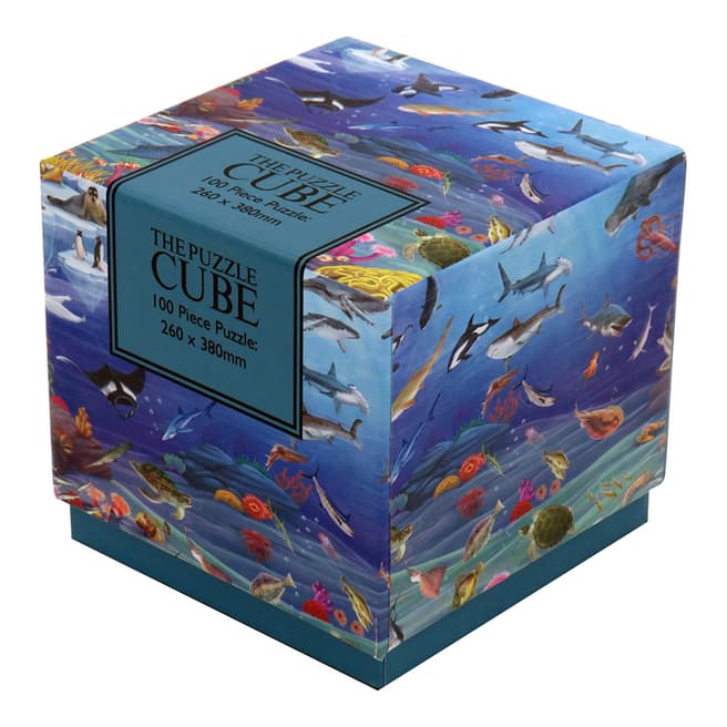 Robert Frederick Sea Life 100 Piece Cube Jigsaw