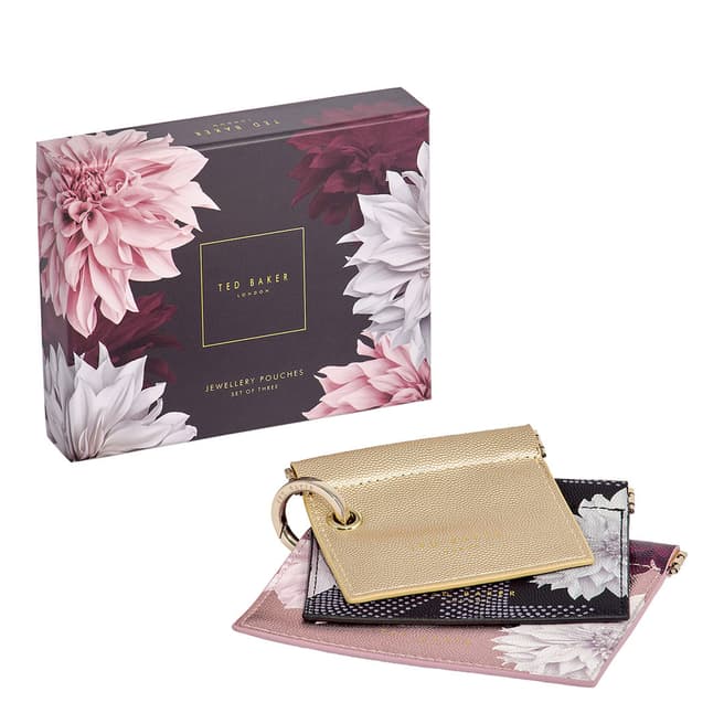 Ted Baker Jewellery Pouch Trio - Clove