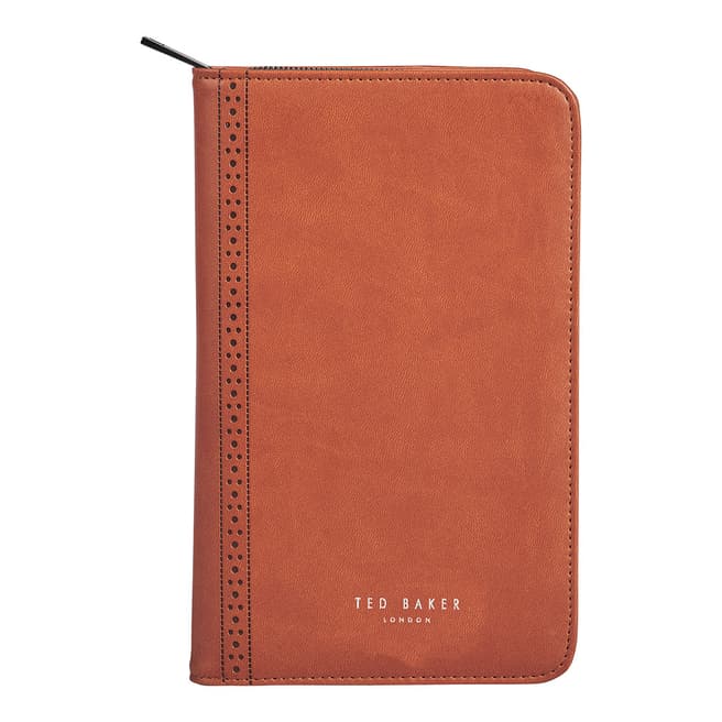 Ted Baker Travel Documents Holder - Tan/Brogue