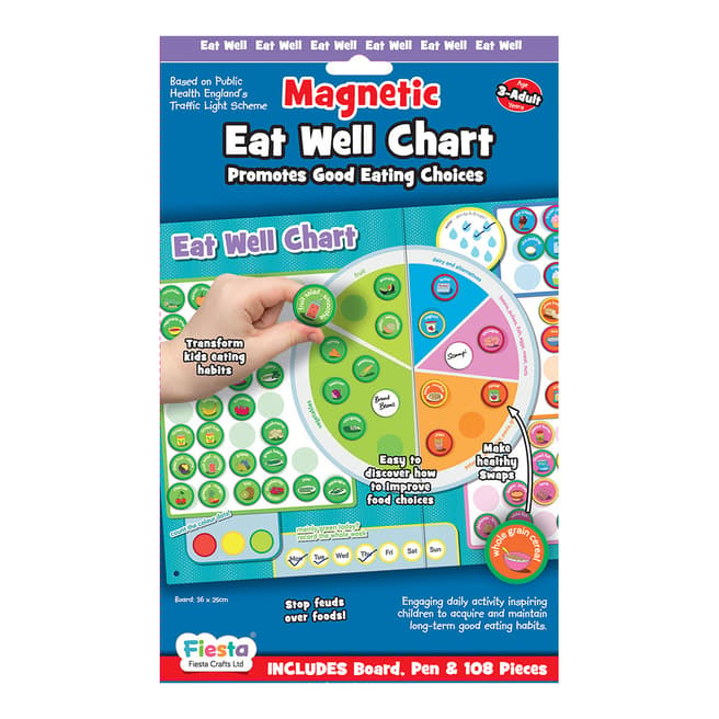 Fiesta Crafts Magnetic Eat Well Chart