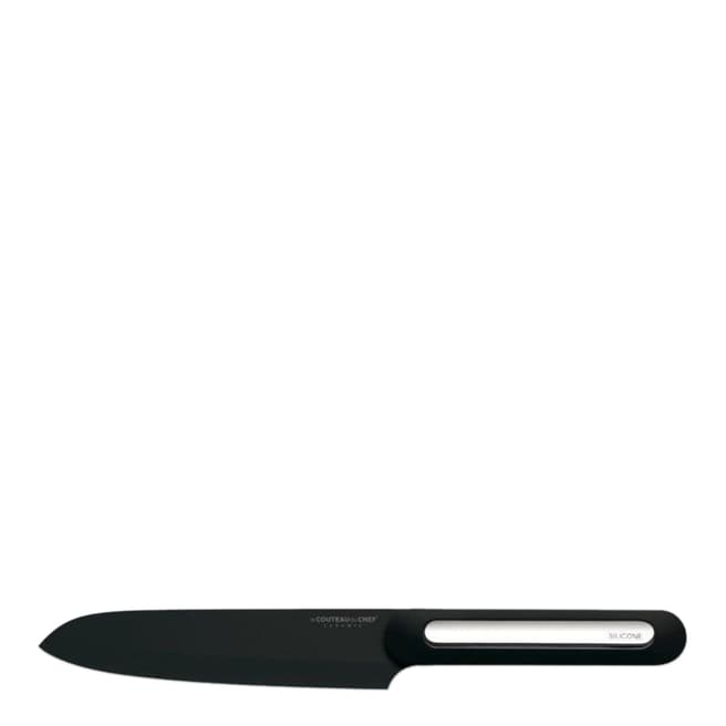 Laguiole Black Ceramic Santoku Knife, 15cm