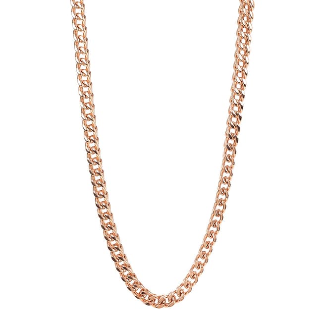 Stephen Oliver 18K Rose Gold Plated Curb Link Chain Necklace