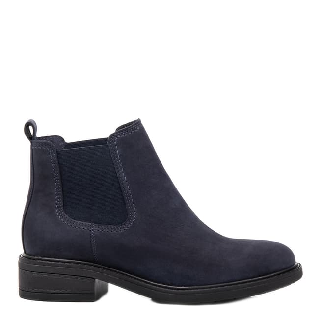 Belwest Blue Suede Classic Chelsea Boots