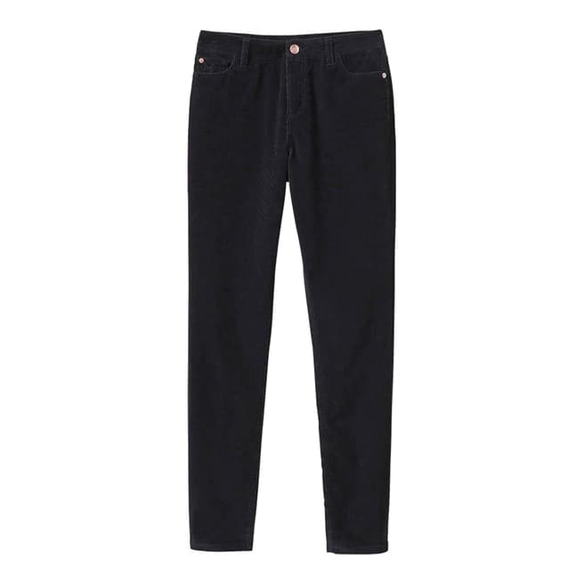 Crew Clothing Black Cord Trousers