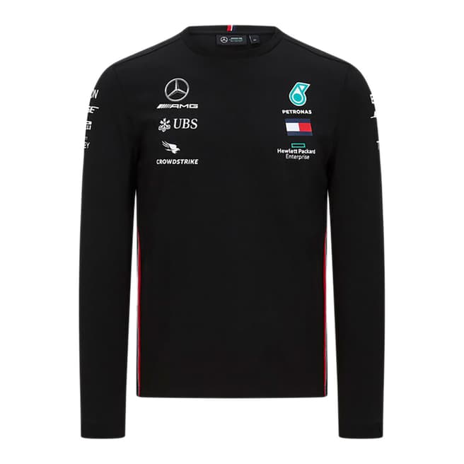 Mercedes AMG-Petronas Motorsport Black Logo Driver Tee