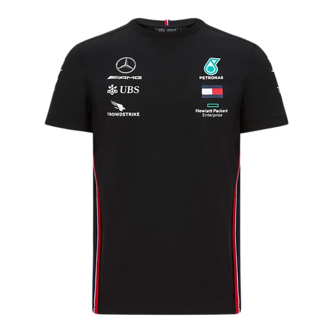 Mercedes AMG-Petronas Motorsport Black Logo Driver Tee