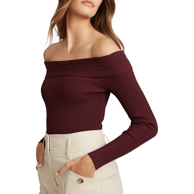 Reiss Berry Bardot Fitted Tate Jumper